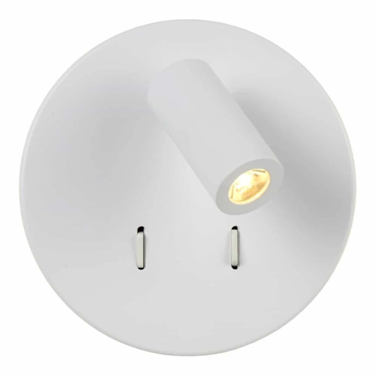 Kinkiet BENTJER Ø 14 cm LED 3000K biały 79201/09/31 Lucide - zdjęcie dodatkowe 4